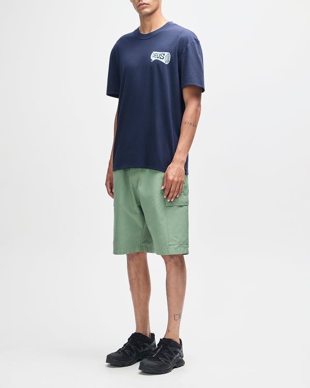 Log Tee - Mechanic Blue