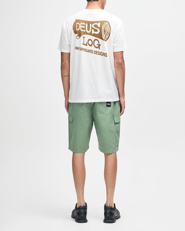 Log Tee - Vintage White