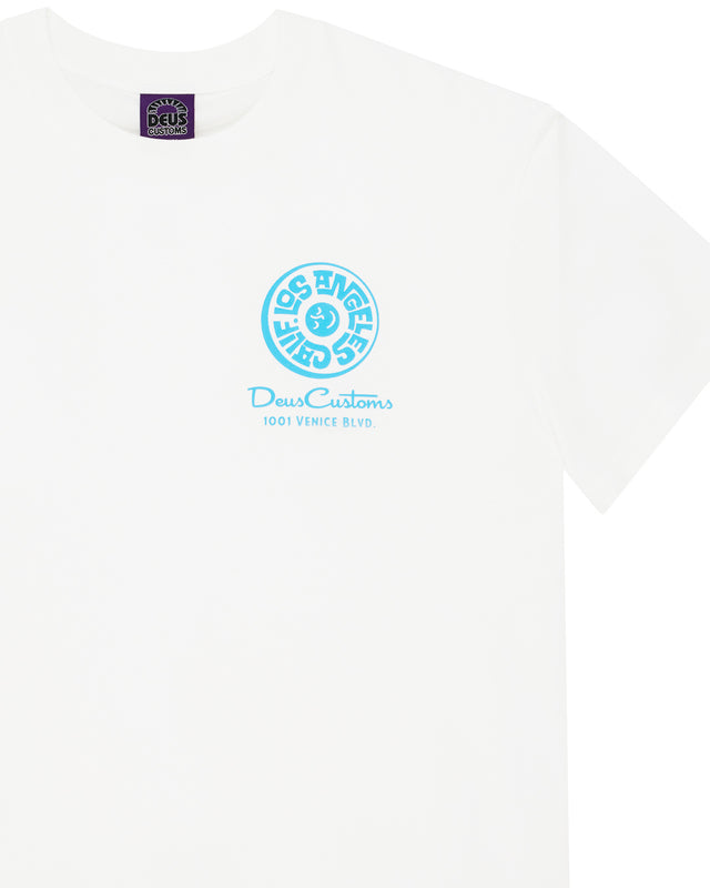 Los Angeles Address Tee - Vintage White