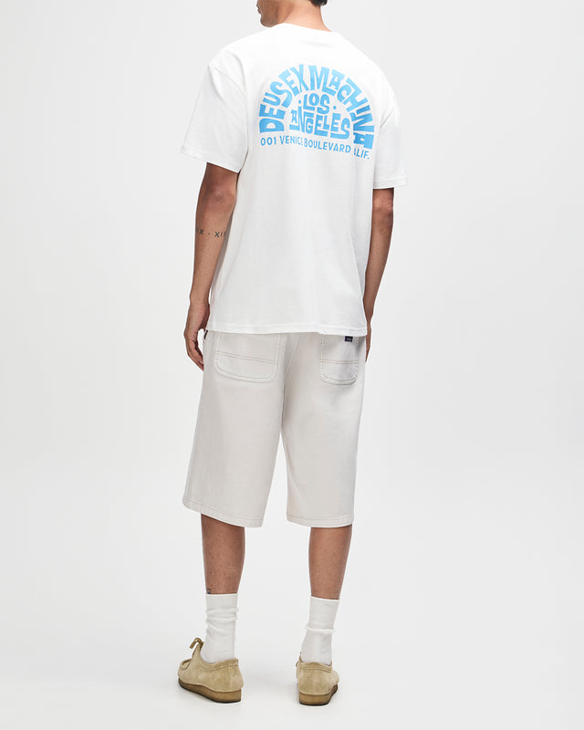 Los Angeles Address Tee - Vintage White