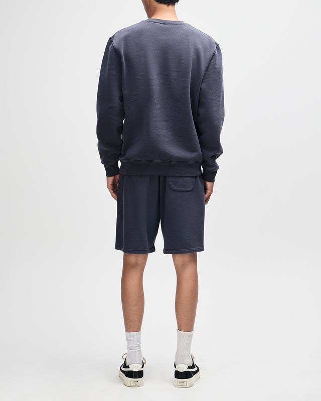 Shield Garment Dyed Track Short - Black