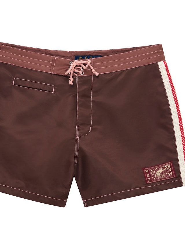 Short Short Boardshort - Ruby Red