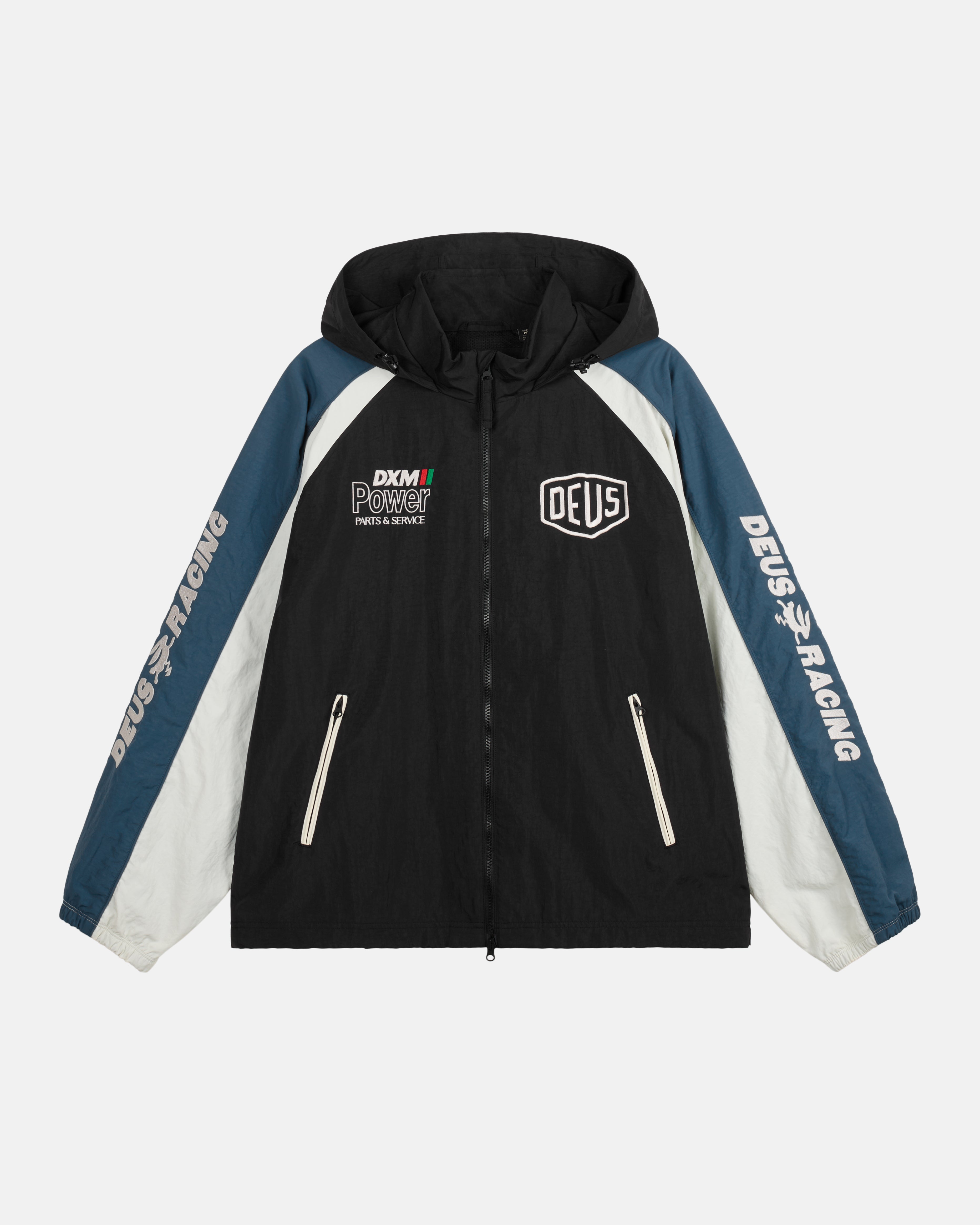 Jackets | Deus Ex Machina | Track Jacket - Black – Deus Ex Machina