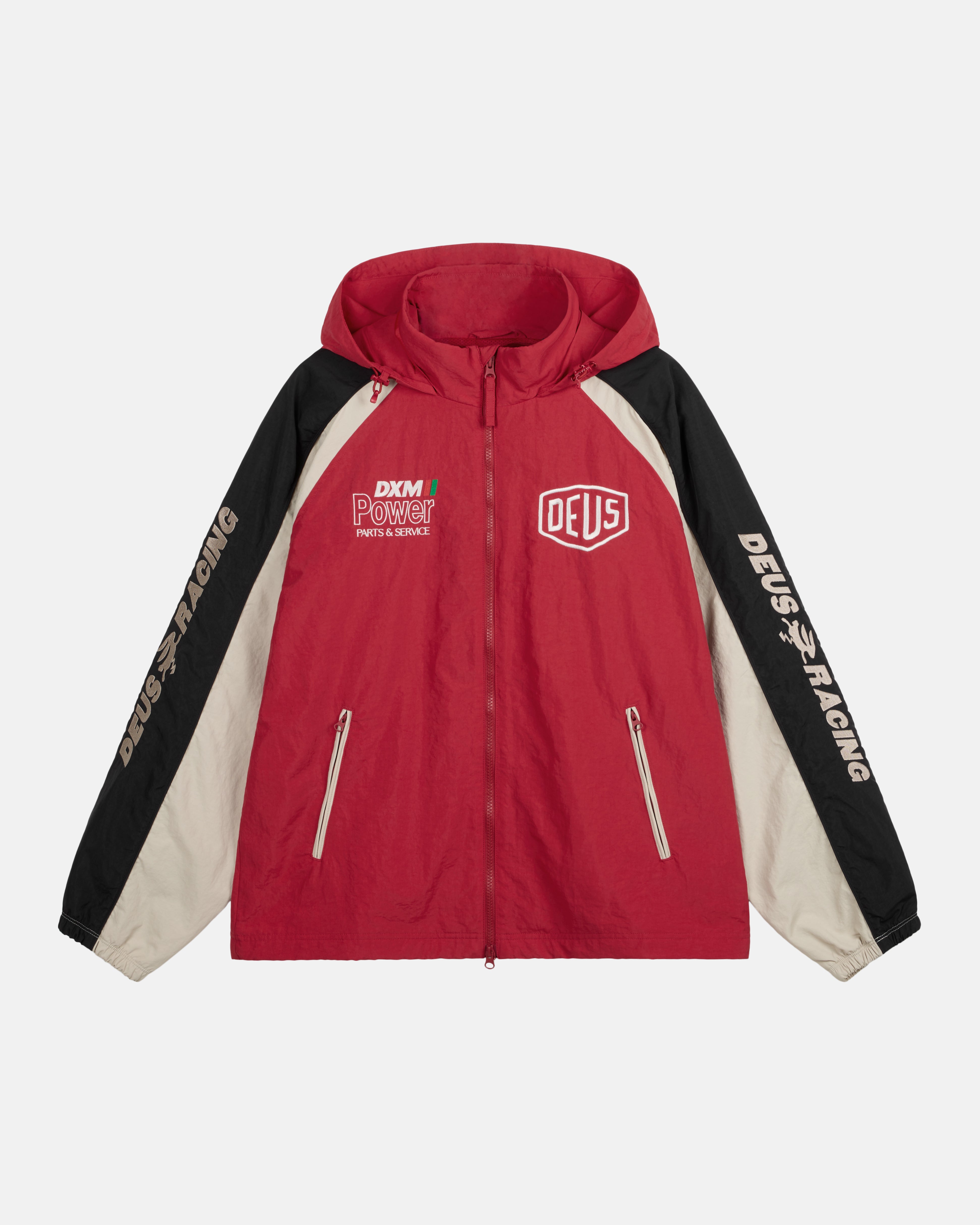 Jackets | Deus Ex Machina | Track Jacket - Red – Deus Ex Machina