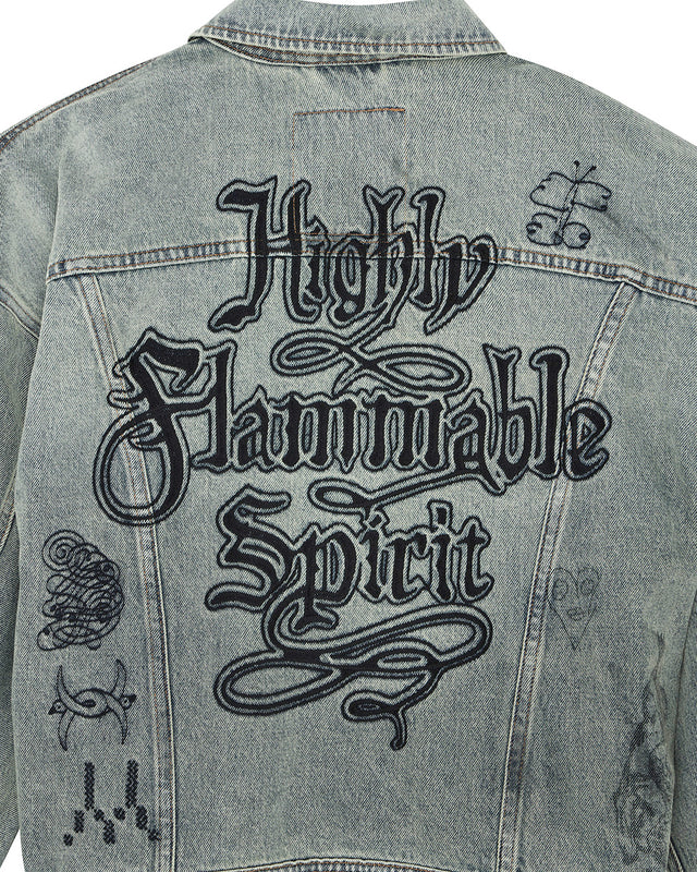 Mephistopheles Jacket - Vintage Indigo