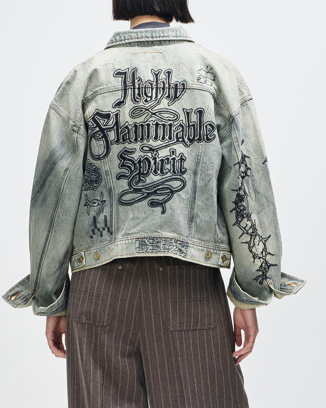 Mephistopheles Jacket - Vintage Indigo