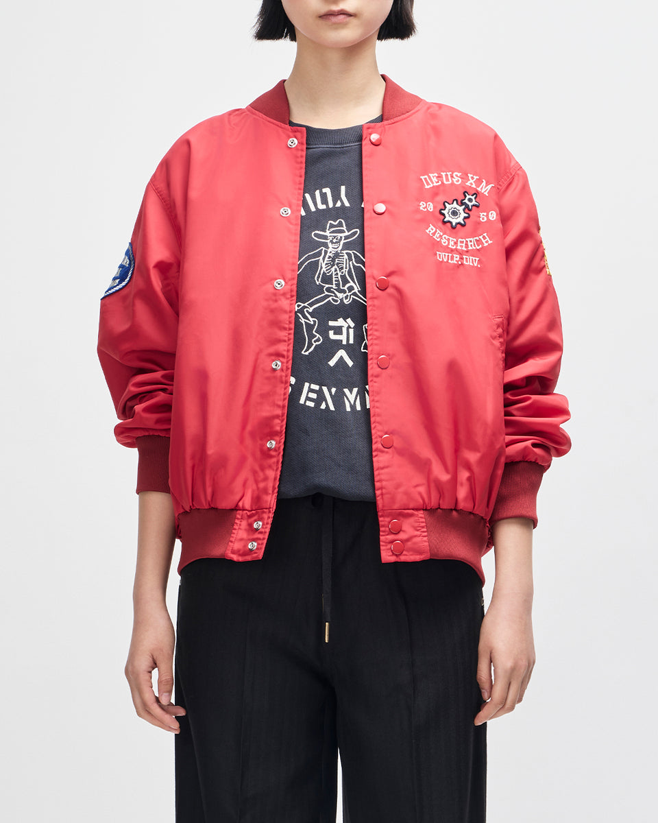 Jackets | Deus Ex Machina | Horsepower Jacket - Racing Red – Deus Ex ...