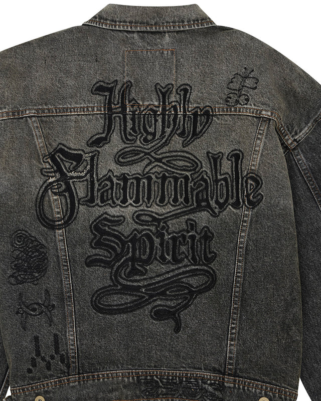 Mephistopheles Noir Jacket - Dirty Anthracite