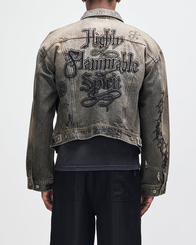 Mephistopheles Noir Jacket - Dirty Anthracite