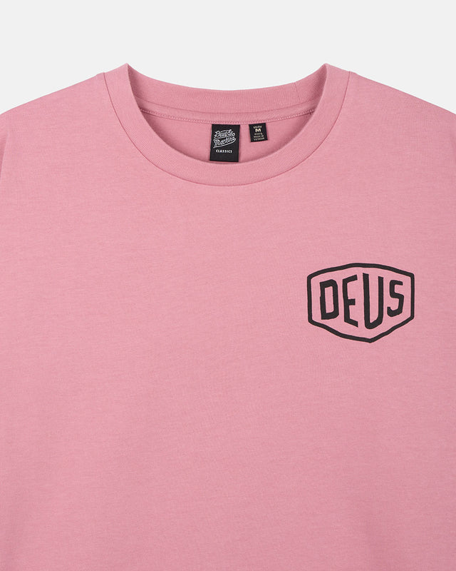 Tokyo College Address Ls Tee - Pink