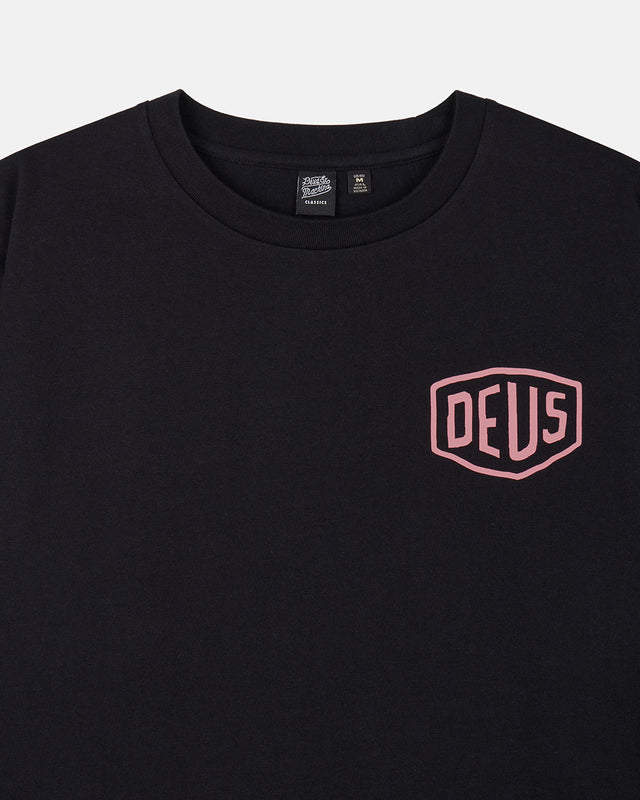 Tokyo College Address Ls Tee - Black