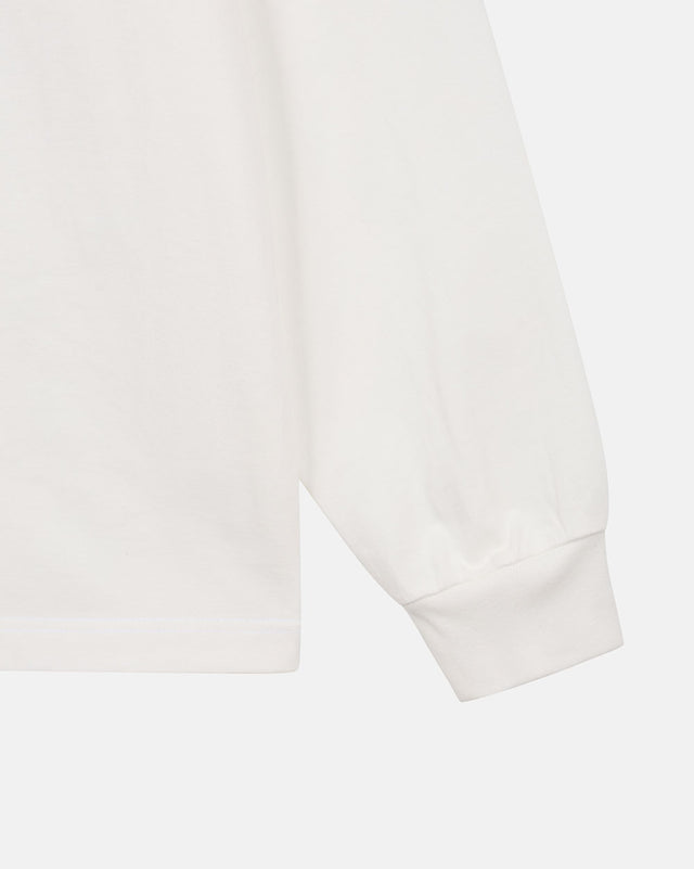 Milano College Address Ls Tee - White