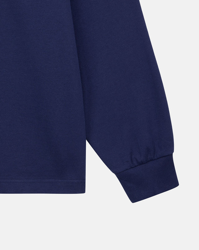 Milano College Address Ls Tee - Blue