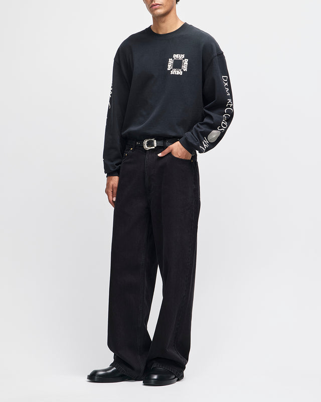 Defacto Ls Tee - Black