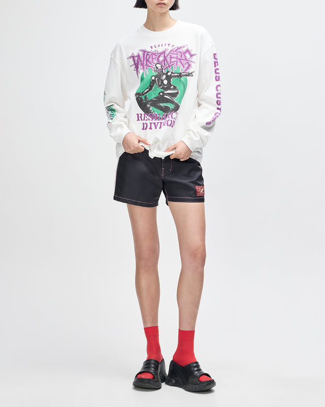 Cosmic Encounter LS Tee - Vintage White