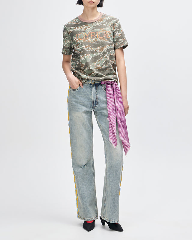 Joyride Ringer Tee - Ground Cover Green