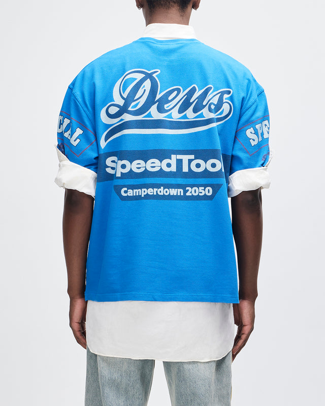 Flohmarkt Oversized Tee - Daphne Blue