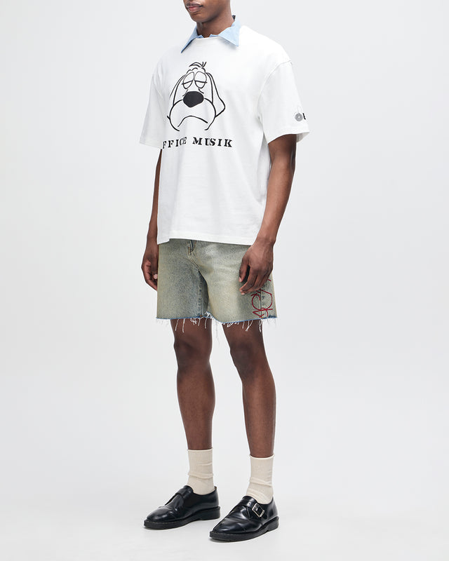 Office Musique Tee - Vintage White