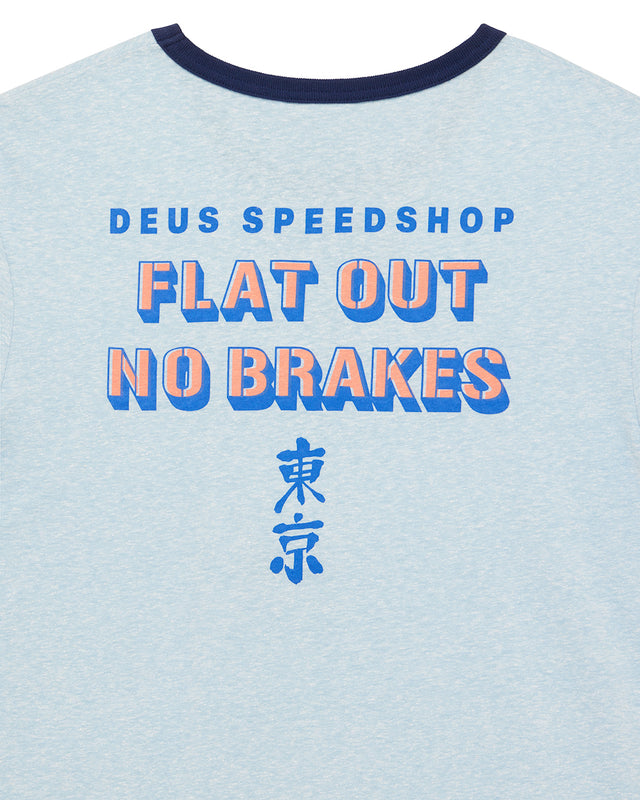 Flat Out Tee - Strong Blue