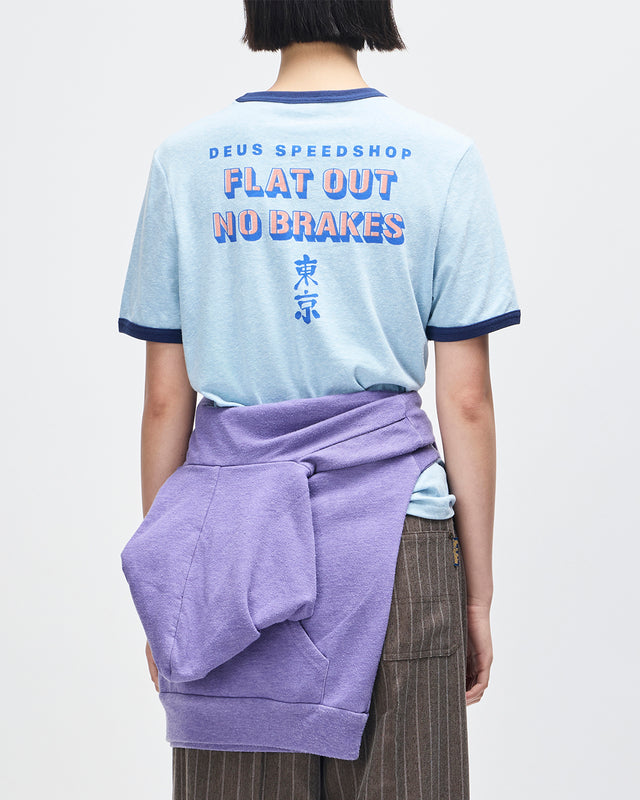 Flat Out Tee - Strong Blue