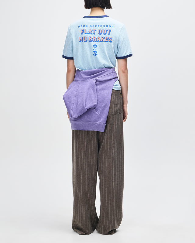 Flat Out Tee - Strong Blue