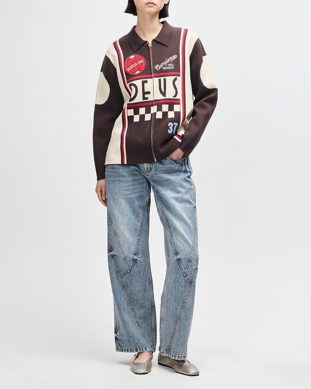 Monte Carlo Knit Cardigan - Java Brown