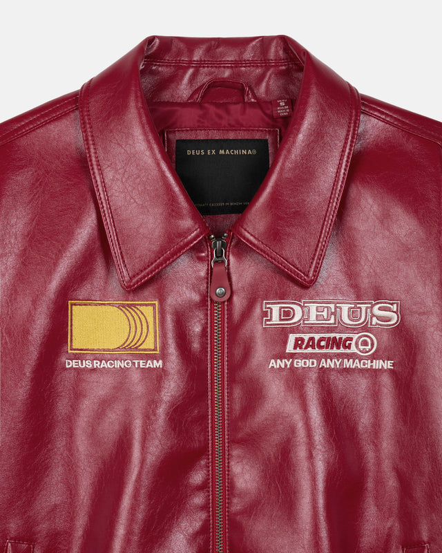 W. Enduro Leather Jacket - Red