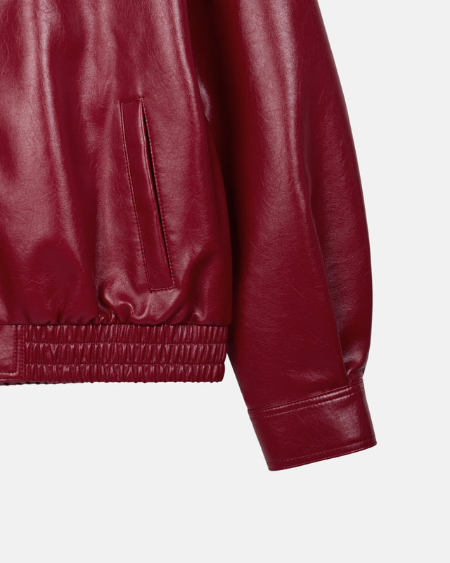 W. Enduro Leather Jacket - Red