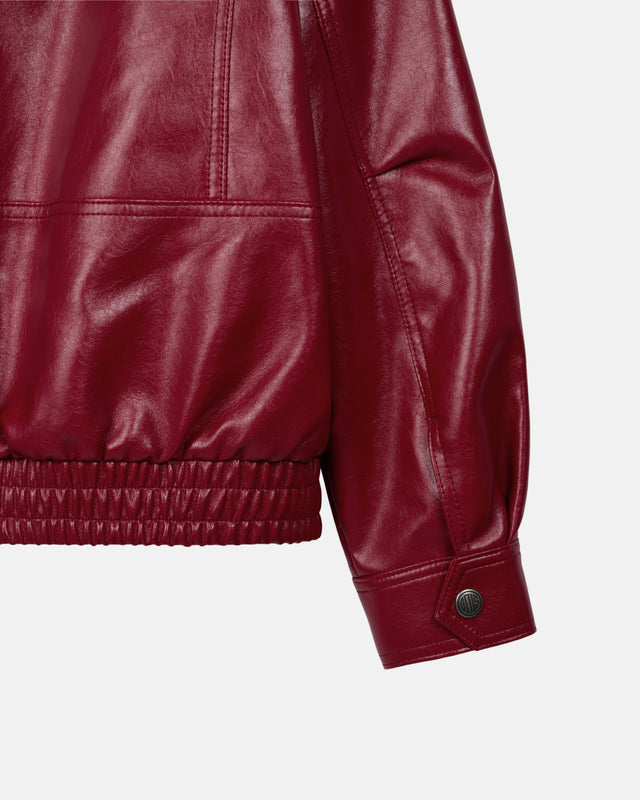 W. Enduro Leather Jacket - Red