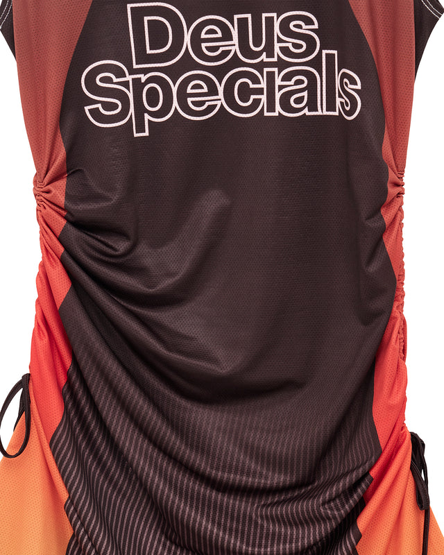 De Soleil Moto Dress - Java Sunset