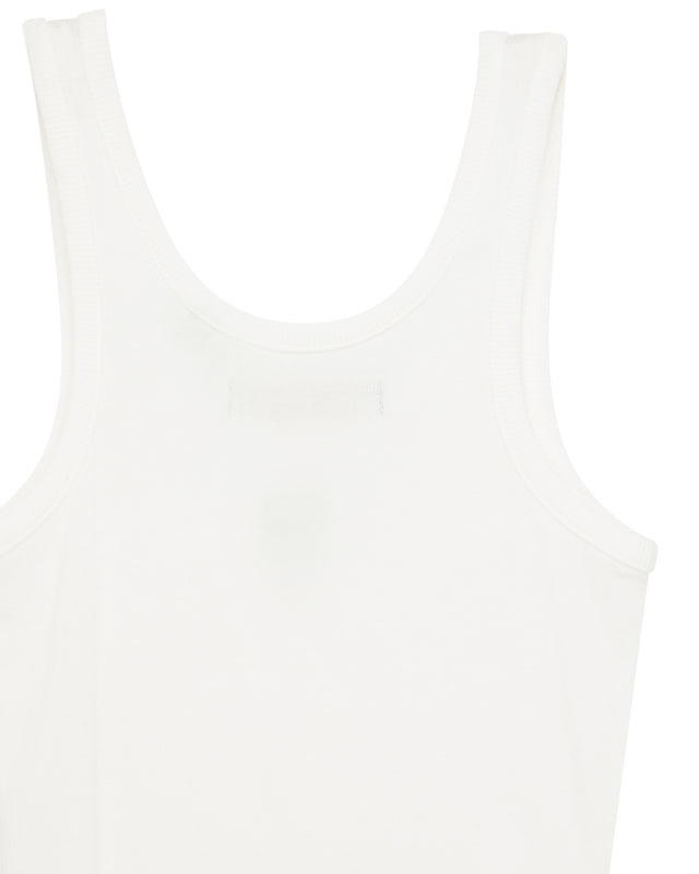 June Shield Tank - Vintage White
