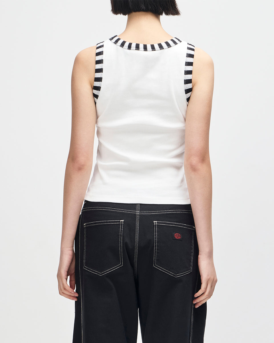 Tanks | Deus Ex Machina | Rally Shield Tank - Antique White – Deus Ex ...