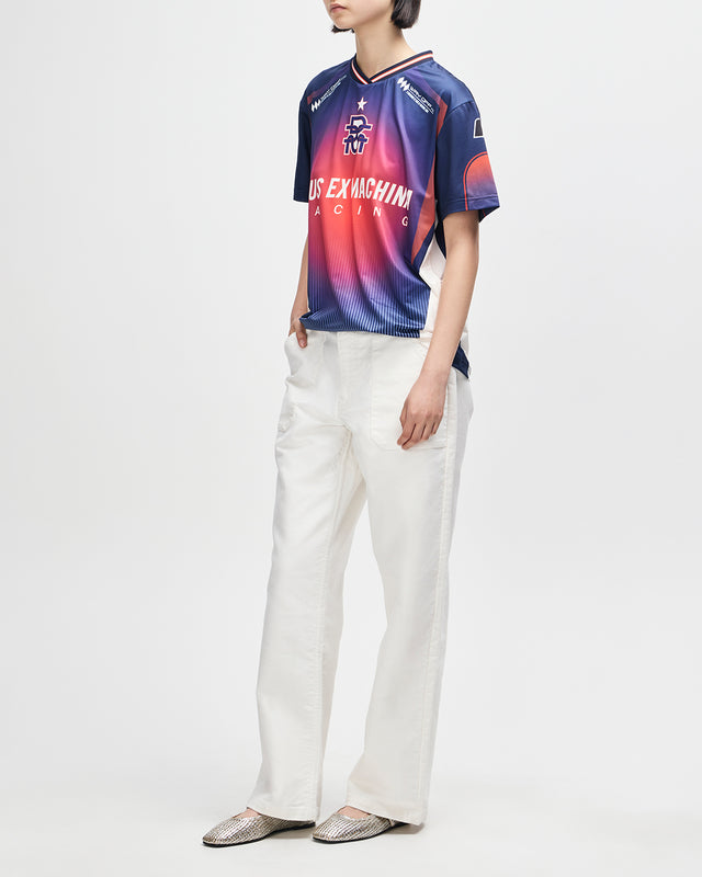 Peak Moto Tee - Oceana Flame