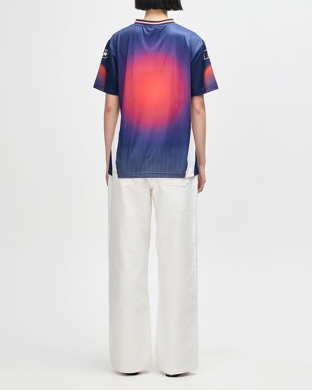 Peak Moto Tee - Oceana Flame