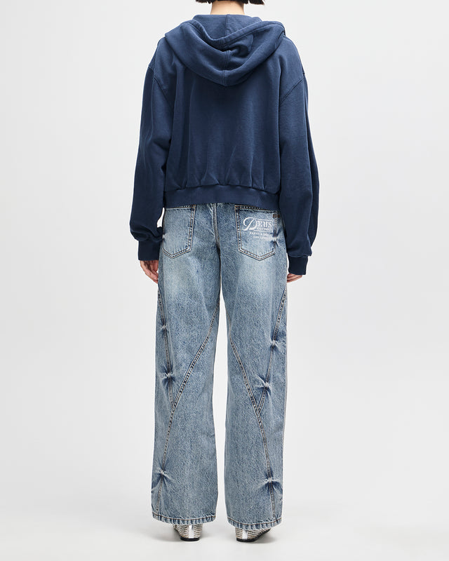 Riviera Hoodie - Indigo Snow