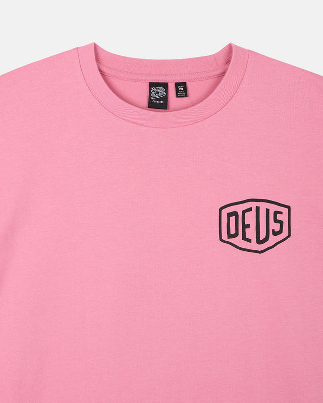 Tokyo College Address Tee - Pink