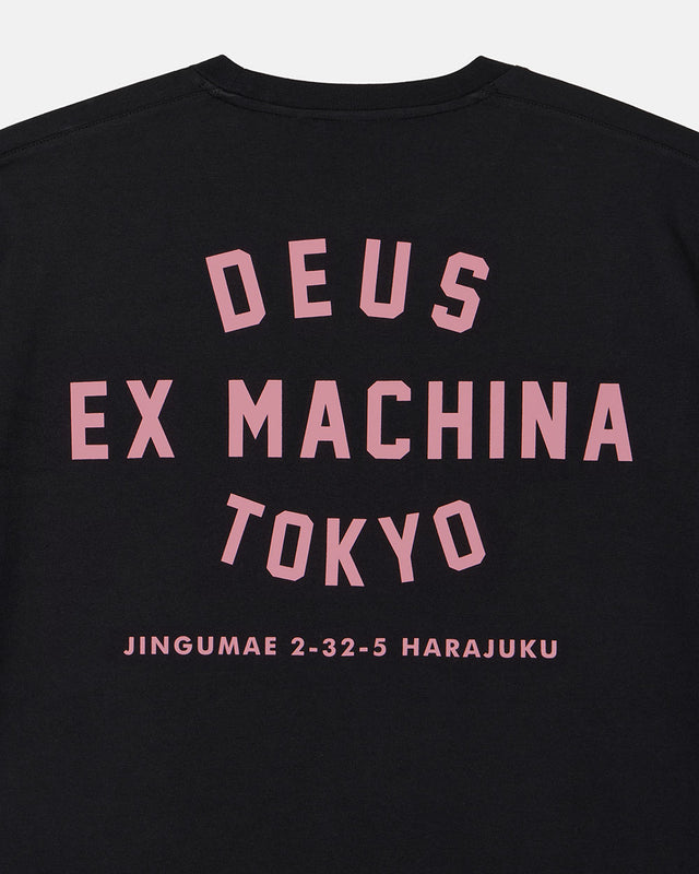 Tokyo College Address Tee - Black