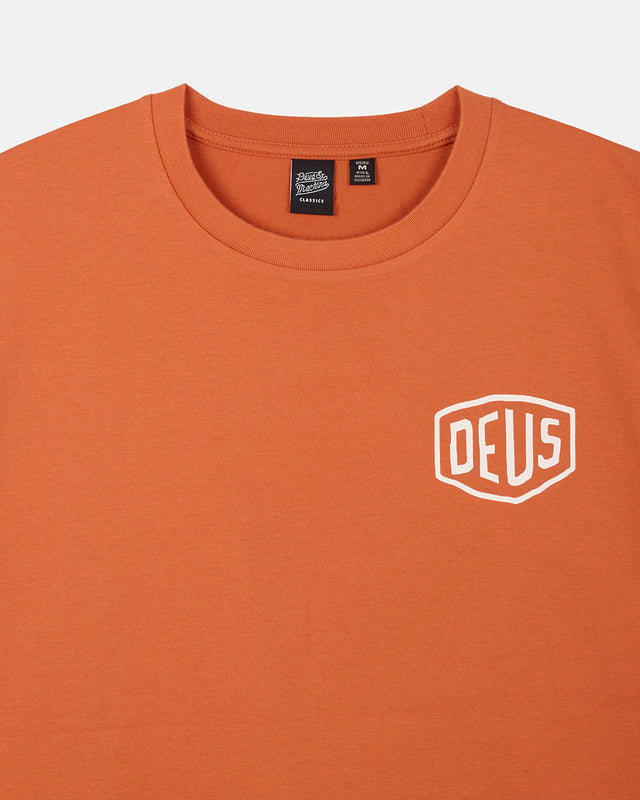 Camperdown College Address Tee - Orange