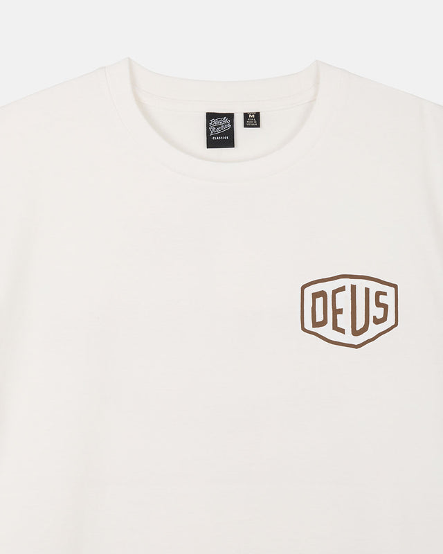Venice College Address Tee - White
