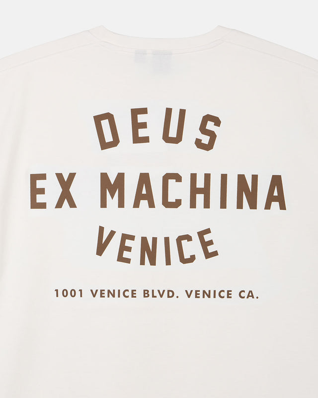 Venice College Address Tee - White