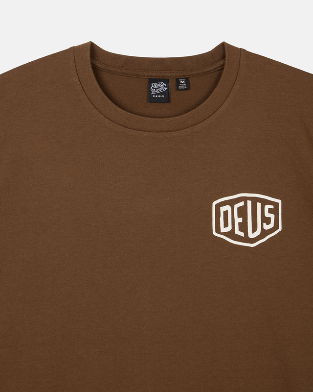 Venice College Address Tee - Brown