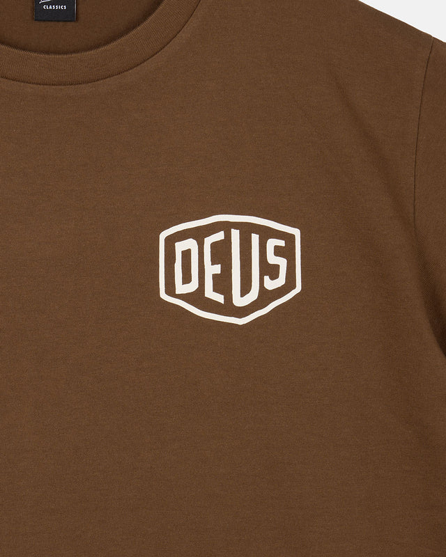 Venice College Address Tee - Brown