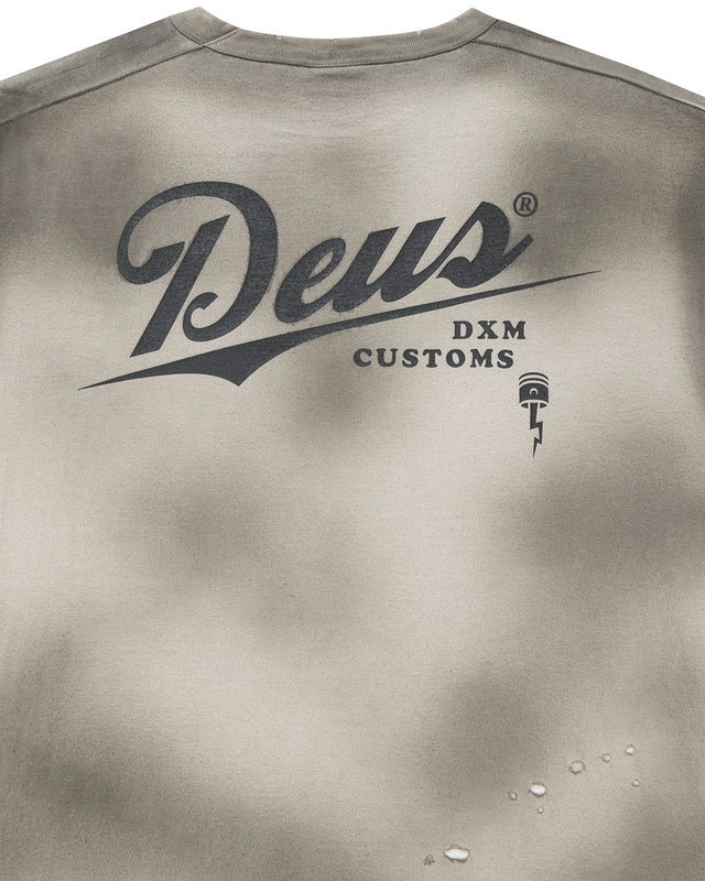 Damaged Dyed Tee - Beige