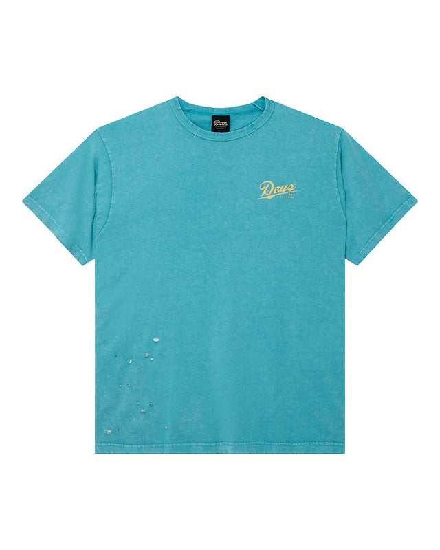 Damaged Dyed Tee - Green