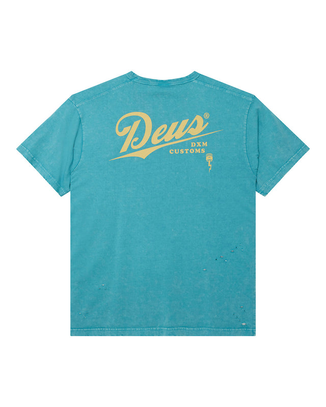 Damaged Dyed Tee - Green