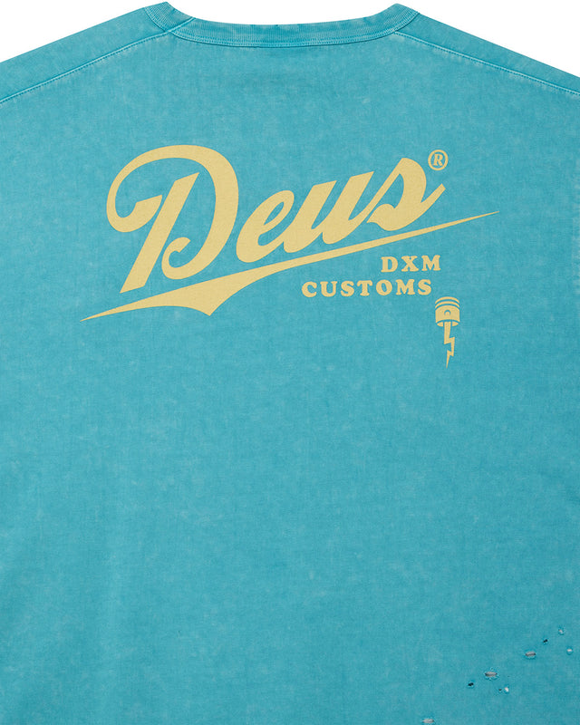 Damaged Dyed Tee - Green