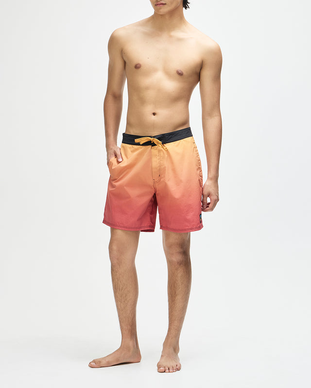 Aerial Boardshort - Red Gradient