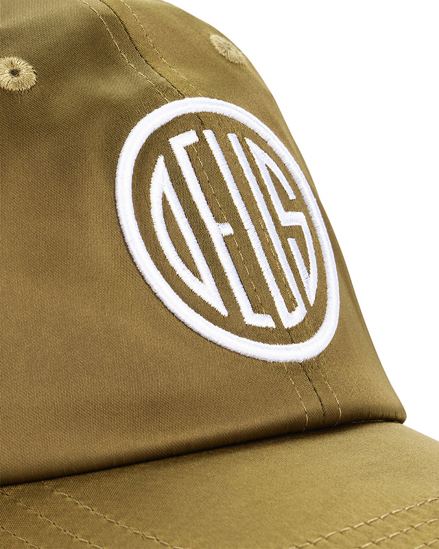 Pill Satin Cap - Olive Green