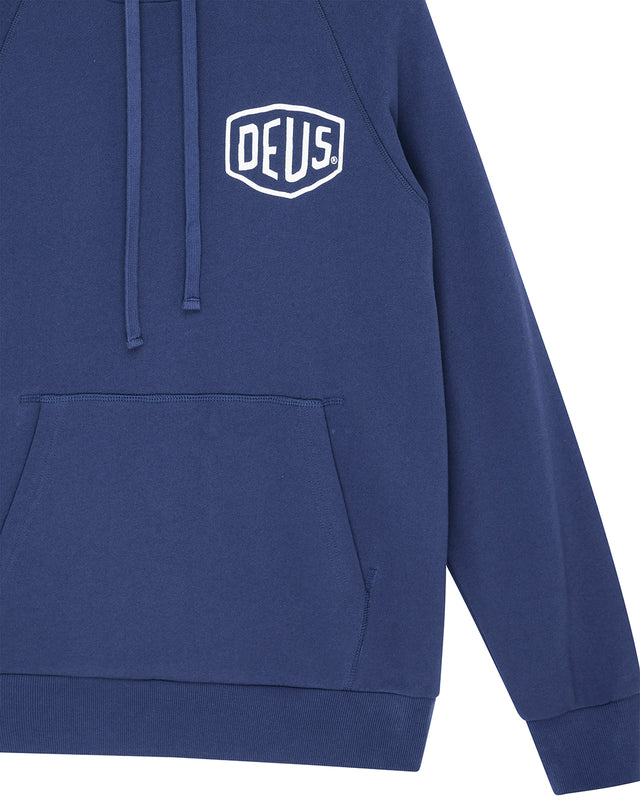 Harajuku Address Hoodie - Mechanic Blue