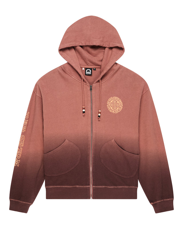 nouveau-zip-hoodie-brown-gradient